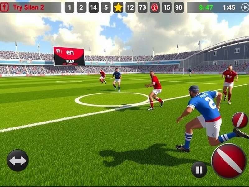 Rugby Raiders Dominator gameplay screenshot